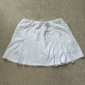 Pleated tennis skirt